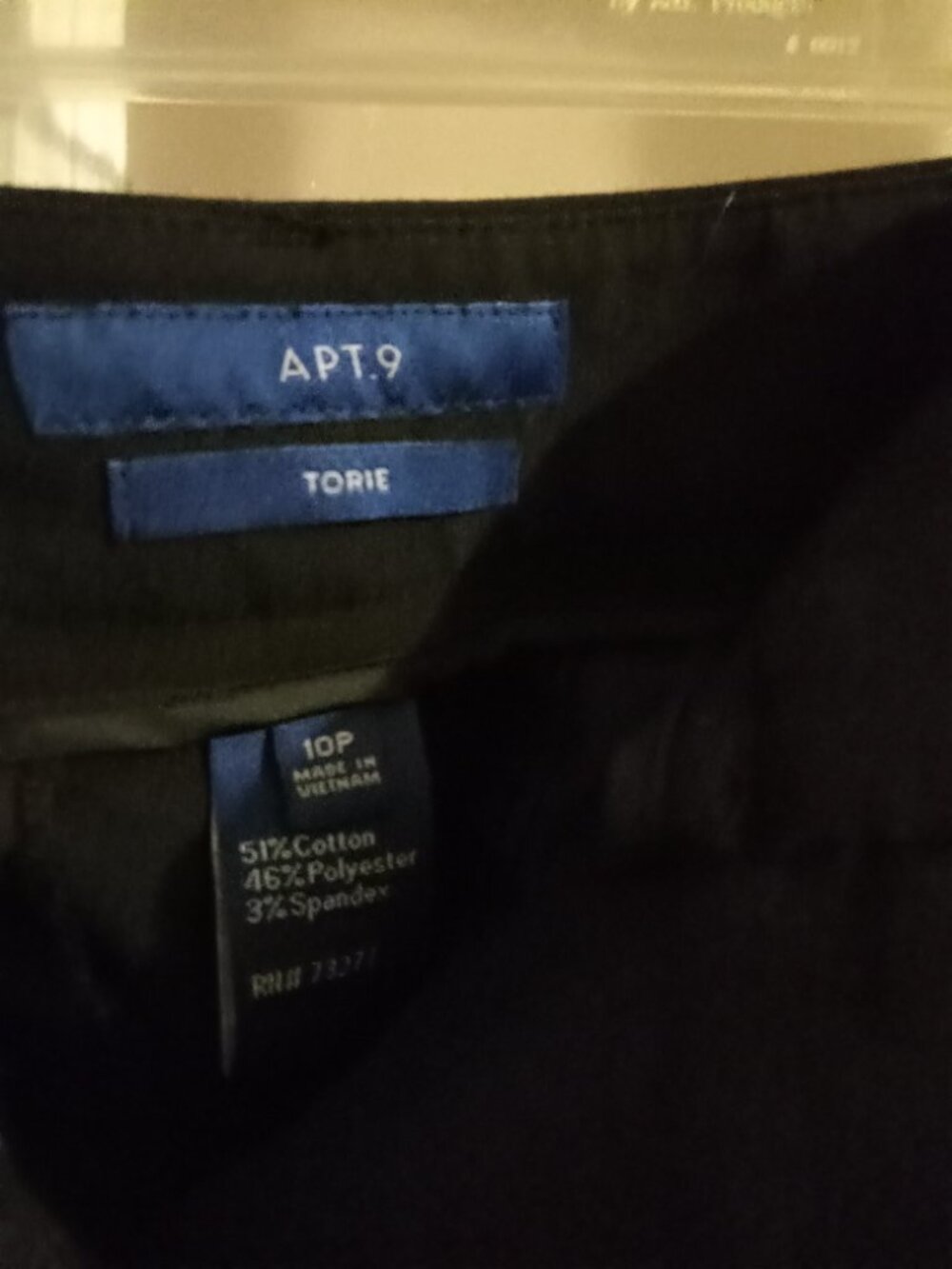 Apt 9 black pants size 10p - Picture 2 of 5